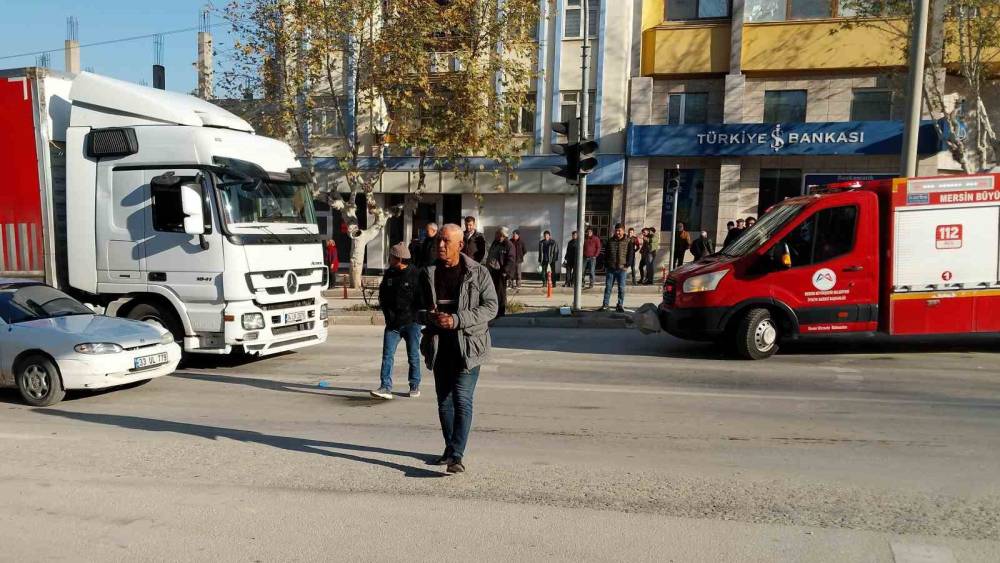 Tırın çarptığı yaya hayatını kaybetti
